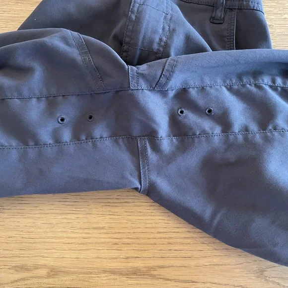 Prana Zion Stretch Outdoor/Hiking Shorts Adjustable Waist Gray Mens XS - Picture 12 of 13